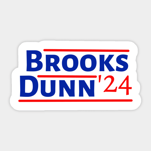 Brooks & Dunn '24 Sticker by West CO Apparel 